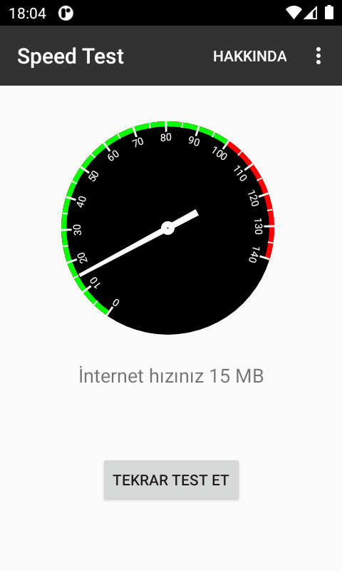 Android Hız Testi Uygulaması – Speed Test