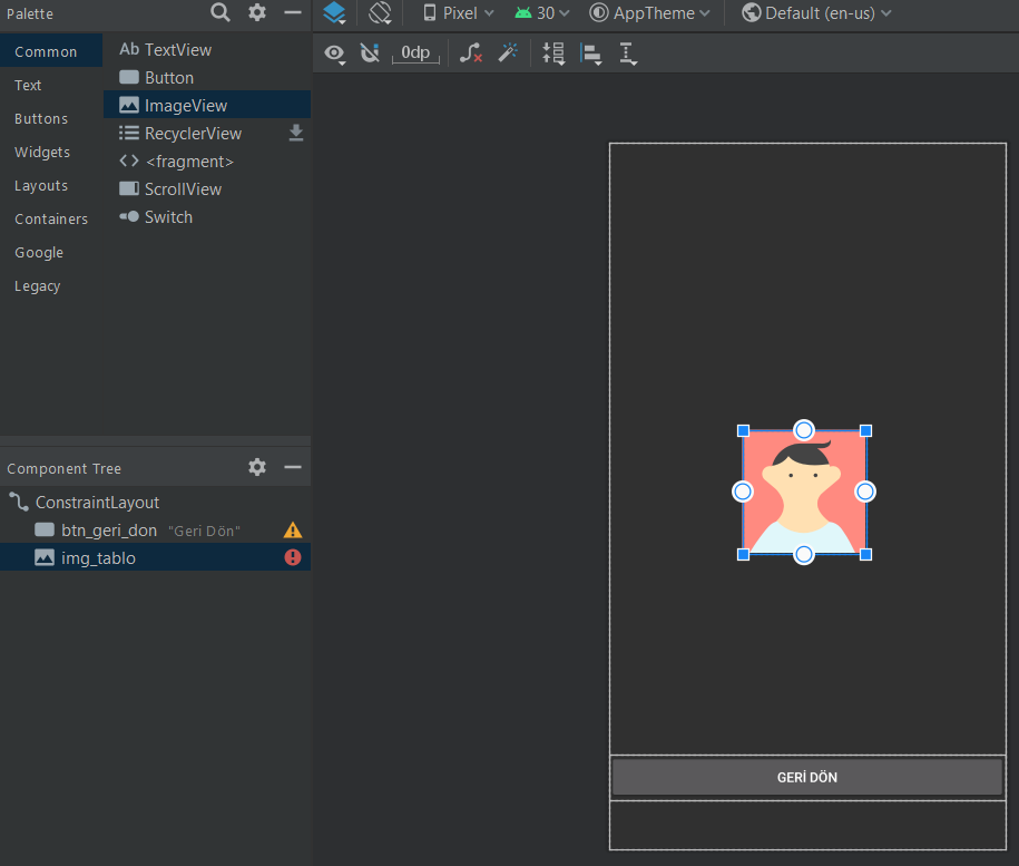 Android ImageView Kullanımı