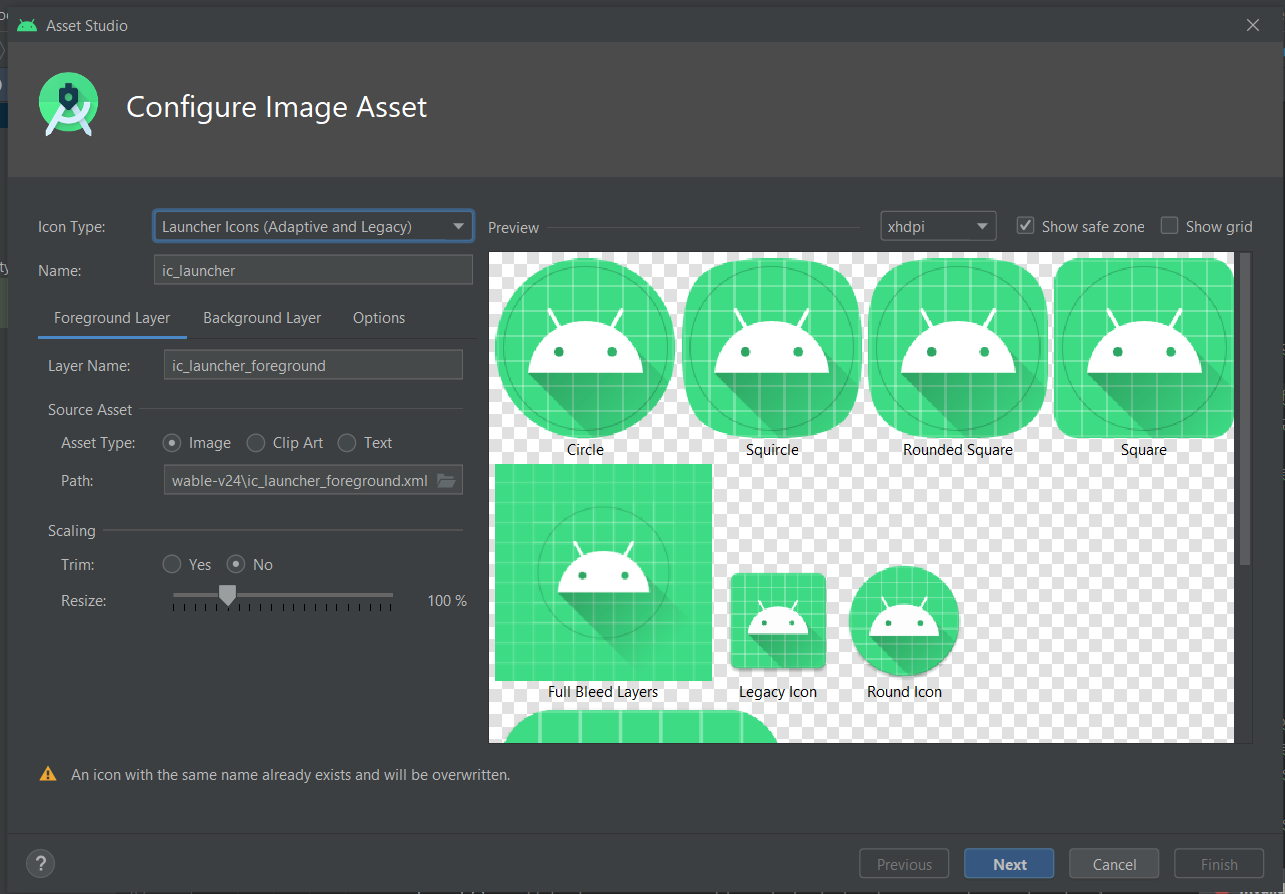 Android Studio’da Uygulama İkonu Değiştirme